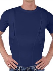 Explosive Man’s T-shirt Concealed Hidden Holster Tactical Invisible Carry Tops A