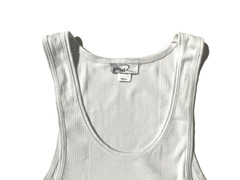 New 2(x)ist Super Soft Pima Cotton Ribbed Tank Top Underwear sz S #201