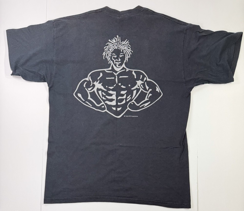 Young Dread Sportswear Graphic T-Shirt Muscle Bodybuilding Gym Tee Men’s XL