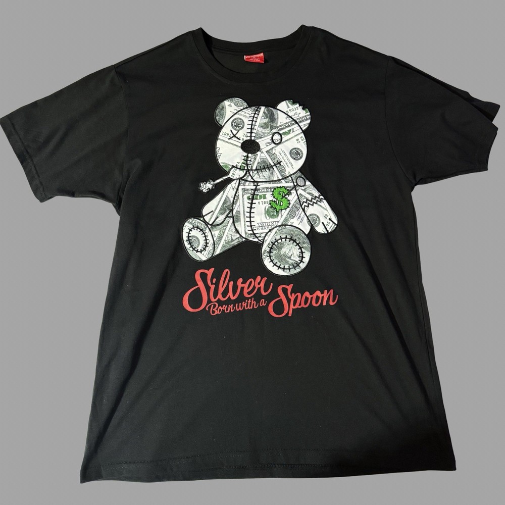 Victorious Men’s Embroidered T Shirt – XL