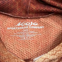 MOJO Sportswear Long Sleeve Hooded Shirt Brown Sport Fishing Men XX-Small