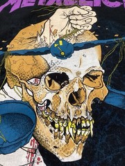 Metallica Damaged Justices T Shirt Men’s 2 Xl hammer Of justice Skull Harvest