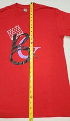 Gildan M Red Crew Neck Tee T-Shirt BG Crown Graphic Print Short Sleeves