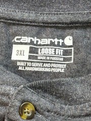 Carhartt Mens 3XL Short Sleeve Henley Loose Fit Work Wear 1 Pocket Construction