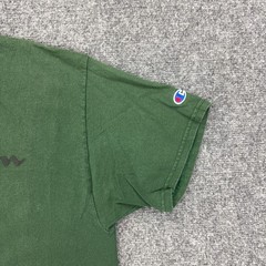 Champion Shirt Mens Large Green Script Logo Graphic Tagless Crewneck Tee