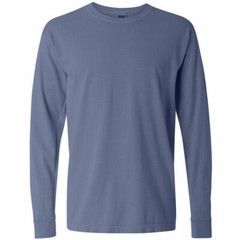 Comfort Colors 6014 3 PACK of Garment Dyed Long Sleeve Crew Neck T Shirts! WOW!