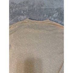 Urban Outfitters Mens Creme Tan Waffle Knit Thermal Long Sleeve Shirt Small NEW
