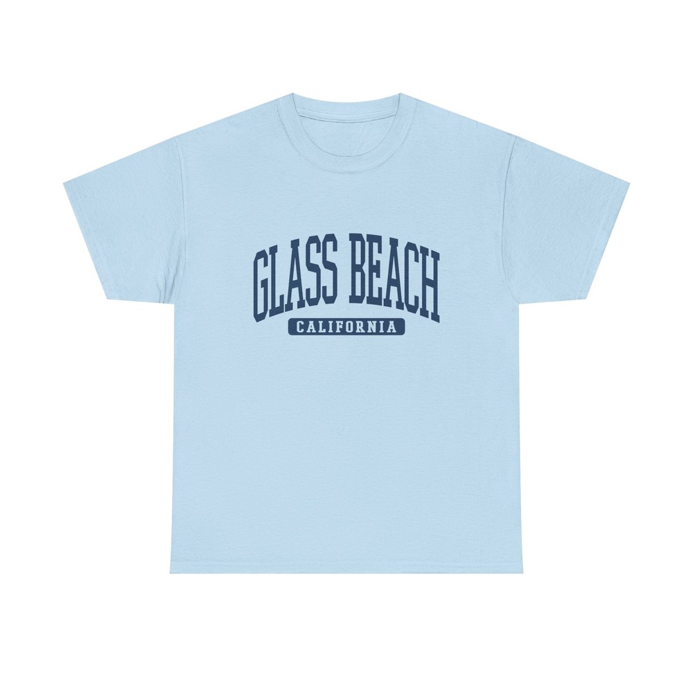 Glass Beach California Souvenir Beach Classic, Vintage T-Shirt Light Blue