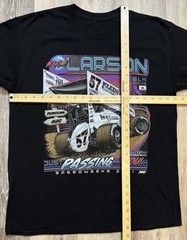 Kyle Larson #57 Sprint Car Racing T-Shirt Large Double-Sided 2021 Speedweeks