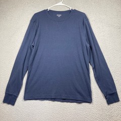 Old Navy Thermal Shirt Mens L Multi 4 Pack Waffle Knit Fair Isle Grey Navy Blue