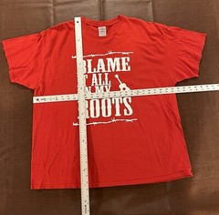 Blame It All On My Roots Country Band Shirt – Size XXL