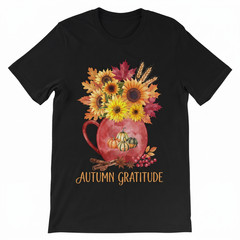 Fall Blessings T-Shirt Autumn Thanksgiving T-shirt For Men Women
