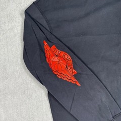 Nike Air Jordan Flight Mens Long Sleeve Graphic T-Shirt Black Red IB3134-010 L