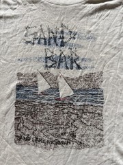Vintage t shirt paper thin Surf Sailing Sand Bar 70’s 80’s M – L stain