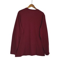 Athletic Works DriWorks Long Sleeve Shirt Men’s Large 42-44 Claret Red NWT