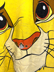 Disney The Lion King Simba Tribal All Over Print Double Sided One Size Vintage
