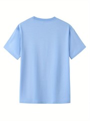 Men T Shirt 100% Cotton Round Neck Short Sleeve Cross Print Plus Size Loose Fit