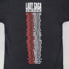 Lady Gaga The Born This Way Ball 2012 2013 Free B*tch T-Shirt Size Small