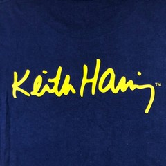 uniqlo x keith haring T Shirt Mens M blue collab