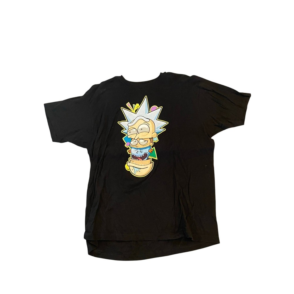 Rick and Morty adult swim 2017 rare retro shirt ripple junction XL