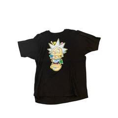 Rick and Morty adult swim 2017 rare retro shirt ripple junction XL