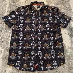 Death Wish Coffee Co. | Men’s Polo All Over Print Size Small