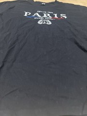 Depuis 1889 Paris Eiffel Tower Sol’s Regent T-Shirt XXL Black Unisex Souvenir