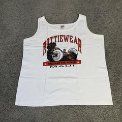 VTG 90s Rottiewear Shirt Mens L Tank Maui Rottweiler Muscle Body Building Gym