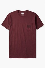 KREW Skate T-Shirt Medium Burgundy “Rights Refused” Rare Streetwear – Limited