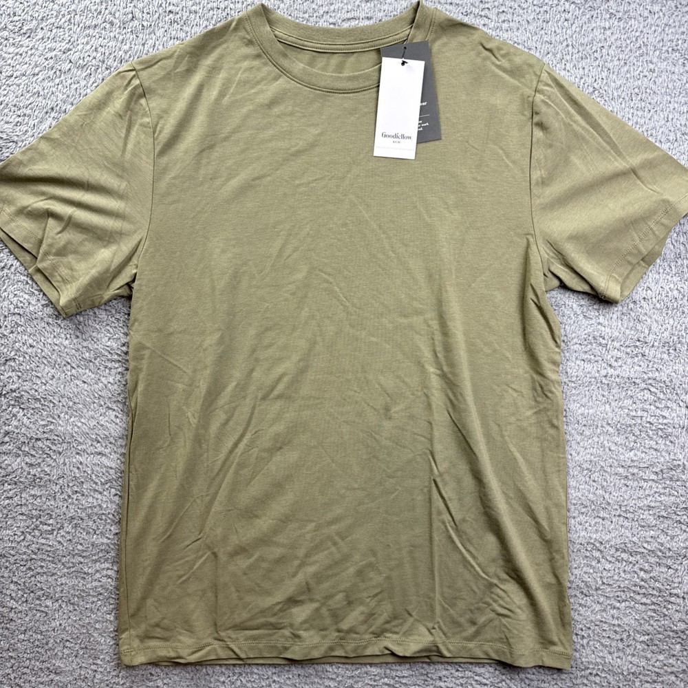 Goodfellow & Co Mens Medium Olive Green Comfort Wear Short Sleeve T-Shirt