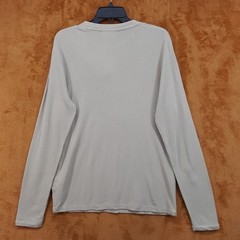 NN07 Shirt Mens Small Tan Gray Pullover Crew Long Sleeve Thermal Knit CLIVE $110