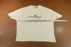 ASOS DESIGN Unisex Size Large Off White Oversized Biggie Smalls Graphic T-shirt