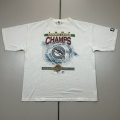 VTG 90s Florida Marlins Shirt Size XL Starter 1997 National League Champions MLB