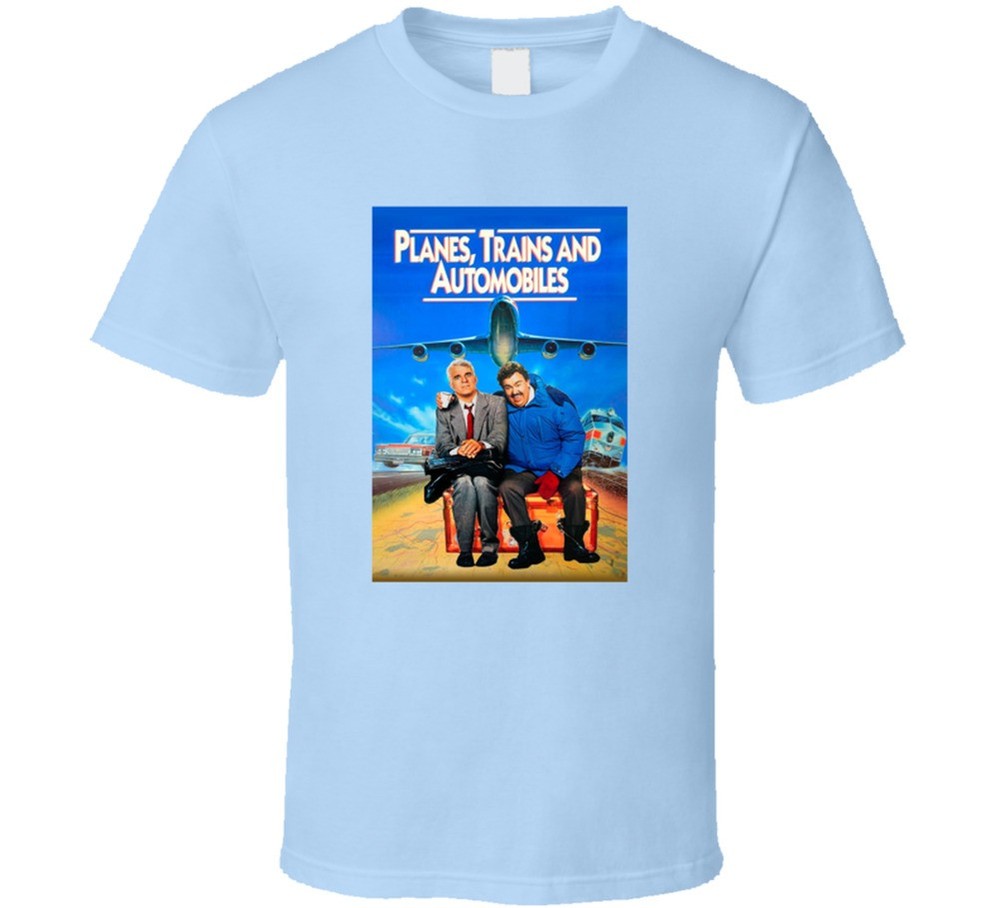 Planes, Trains And Automobiles Movie Tee Classic Holiday Comedy T Shirt