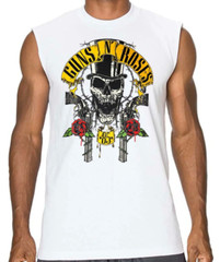 Guns N Roses 85 Hard Rock Band Men’s Muscle Shirts (Multiple Colors)