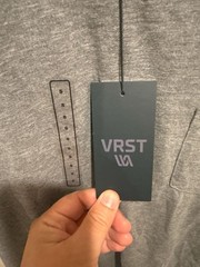 VRST Men’s Essential Pocket Tee – Mid Grey Heater