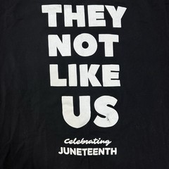 Kendrick Lamar They Not Like Us Black T-Shirt Men’s Size Medium The Pop Out