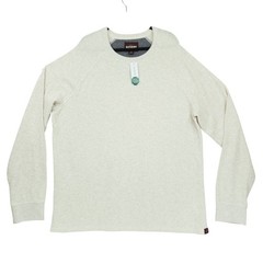 Alesbury Thermal Shirt XXL Tall Men Cream Pilsen Waffle Knit Cotton Crew NEW