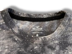 HOLLISTER Shirt Mens Size Small Gray Tie Dye Must-Have Collection 100% Cotton