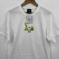 HUF Worldwide T-Shirt Men’s Size M White Best Friends Graphic Logo New NWT