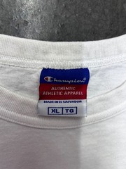 Champion Biblical Last Supper Graphic Shirt Mens XL White Jesus Hebrew Text Tee