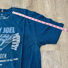 Billy Joel 75th Show Garden TShirt Mens XL Blue Official Barking Irons See PHOTO