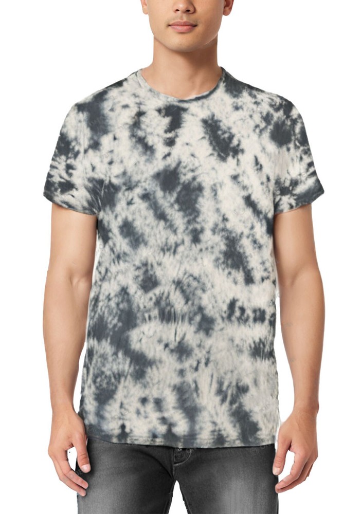 Tie Dye Mens Unisex Cotton T-Shirt Blank Tye Dyed Tee Spiral Tee