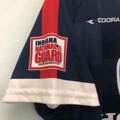 Indy Eleven 11 Soccer Blue Jersey NASL Diadora Honda National Guard Size XL