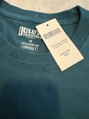 Duluth Trading Co. Men’s Longtail Relaxed Fit Short Sleeve T-Shirt M Green NWT
