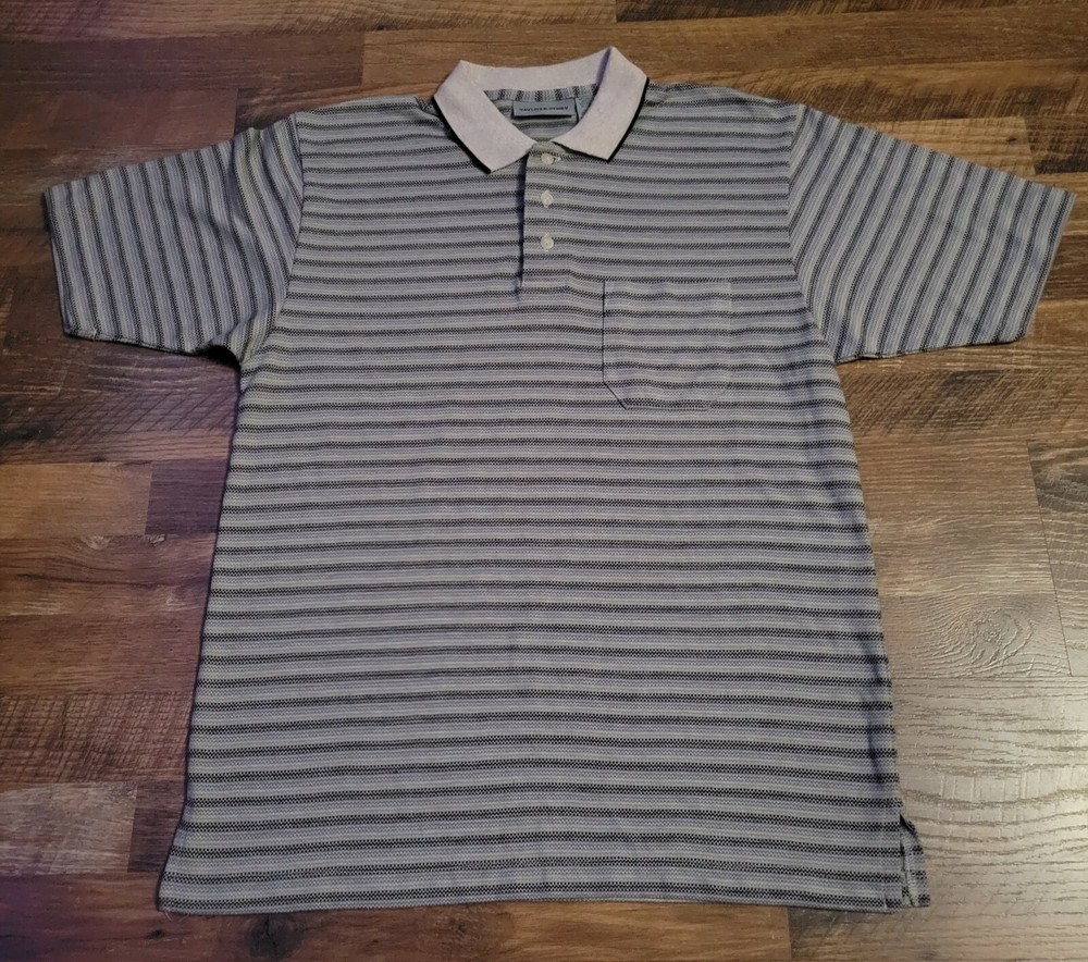 Taylor + Henry Mens S/P Polo Short Sleeve Shirt Pocket 3 Button