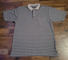 Taylor + Henry Mens S/P Polo Short Sleeve Shirt Pocket 3 Button