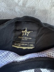 Maxi Milian Tshirt Stars And Stripes 2XL Short Sleeve Black White