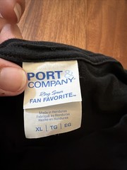 Port & Company Ghost Bouquet IV Classic T-Shirt XL Black Purple Pink Graphic