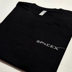 SpaceX Embroidered Shirt NASA Elon Musk Tesla Space X Moon Artemis